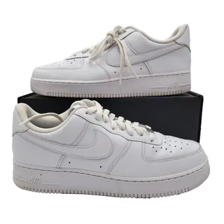 Photo of Nike Air Force 1 Mens Size 12 White CW2288-111 Low Top Leather Sneakers (0333)