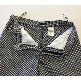 Photo of Rosner Shorts Women 12 Navy White Check Walking Casual Cotton Shorts Stretch