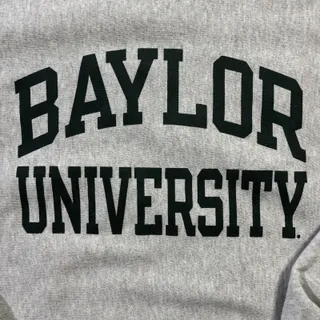 Photo of Champion Reverse Weave Baylor University Crewneck Sweatshirt Gray Men’s Medium