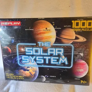 Photo of The Solar System Mercury Replay 1000 Piece Jigsaw Puzzle New Sealed!