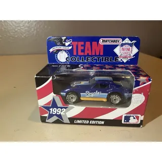 Photo of 1992 Matchbox White Rose MLB Kansas City Royals Corvette Limited Edition New