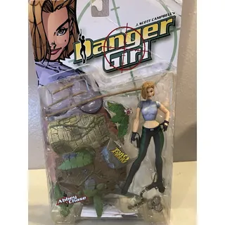 Photo of 1999 McFarlane Toys Danger Girl Abbey Chase MOC J. Scott Campbell Factory Sealed