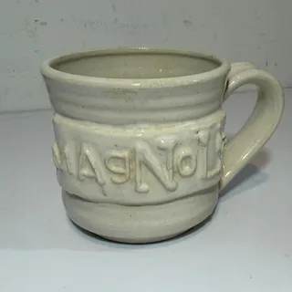 Photo of MAGNOLIA Market Flower Pot NWT Stoneware Joanna Gaines Waco,TX Black Oak Art