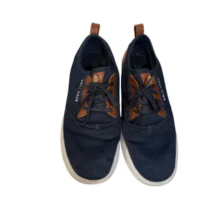 Photo of C32582 MEN'S GRADSPORT JOURNEY KNIT SNEAKER SIZE 10 NAVY INK/WOODBURY/WHITE