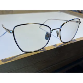 Photo of DIFF Eyewear Metal Eyeglasses Silver SV BB86 SZ 54-17-140 Clear Lens Frames Only
