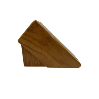 Photo of Vtg CUTCO Small 4 Slot Honey Oak Wood Knife Block USA Knife Block Kitchen