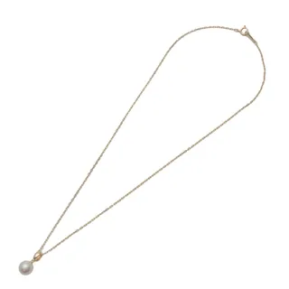 Photo of Mikimoto Pearl 18K Gold Pendant Necklace