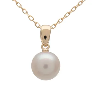 Photo of Mikimoto Pearl 18K Gold Pendant Necklace
