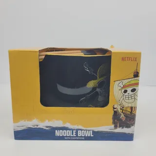 Photo of Mad Engine Netflix One Piece Ramen Noodle Bowl With Chopsticks
