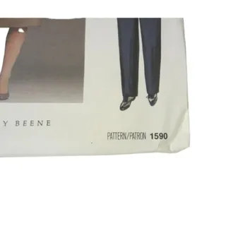 Photo of Vogue American Designer Geoffrey Beene 1590 Jacket Skirt Pants Sewing Pattern Size 12