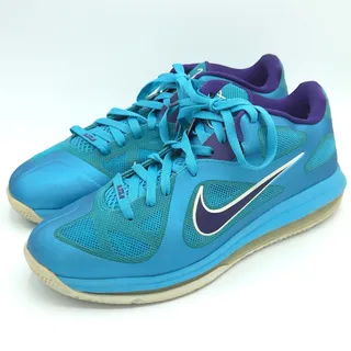 Photo of Nike LeBron 9 Low Summit Lake Hornets Men's Size 11 510811-400 Blue Purple