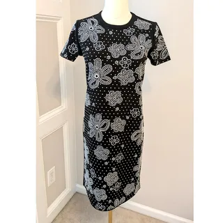 Photo of Michael Kors Black Floral Metal Studded Dress
