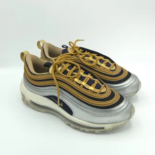 Photo of Nike Air Max 97 Metallic Gold Black Women's Size 7.5 AQ4137-700 Sneakers