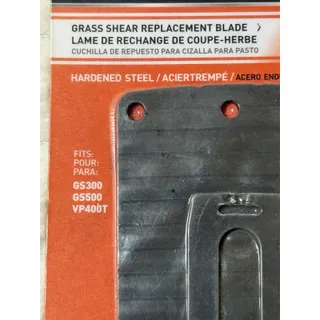 Photo of Black & Decker RB-001 Grass Shear Replacement Blade Fits GS300 GS500 VP400T NEW