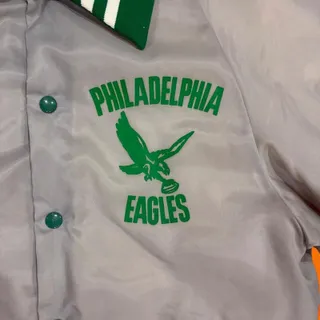 Photo of Vintage 1970s Philadelphia Eagles satin jacket Size L