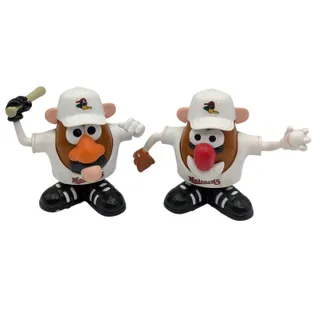 Photo of Mr Potato Head Madison Mallards Baseball Figures Set of 2 Minor League Promo Toy