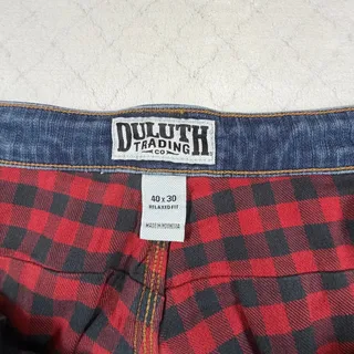 Photo of NWT Duluth Trading Company Ballroom Doubleflex Fleece Lined Blue Jeans Men 40x30