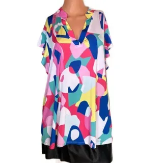 Photo of Hesed Cap Sleeve Spring Easter Shirt Size 2X NWT