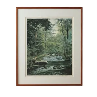 Photo of Peter Corbin Limited Edition Signed Lithograph - "Stalking"