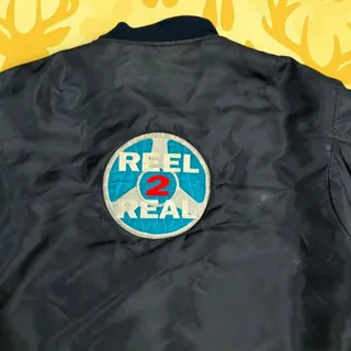 Photo of Vintage Reel 2 Real MA-1 style flight bomber jacket 1990s