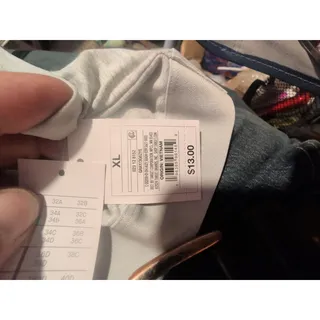 Photo of Auden Light Gray Bralette XL