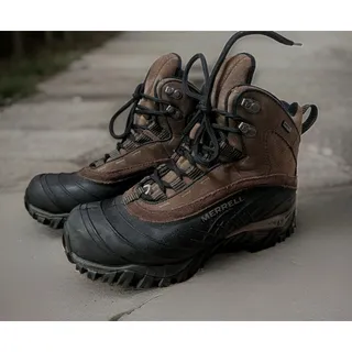 Photo of Merrell Isotherm 8 Waterproof Winter Boots Mens 7 Brown Leather 400g Primaloft