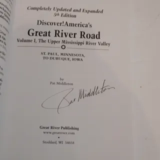 Photo of Discover America’s Great River Road 2009 Paperback LN Signed 5th Ed Mississippi