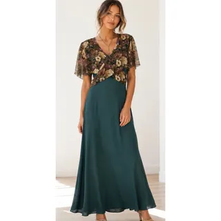 Photo of Stunning Vintage 90's Fairycore Jody California Floral Midi Dress