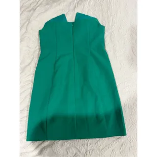 Photo of Karlie Kelly Green Mini Dress with Notch Neckline size large but runs small