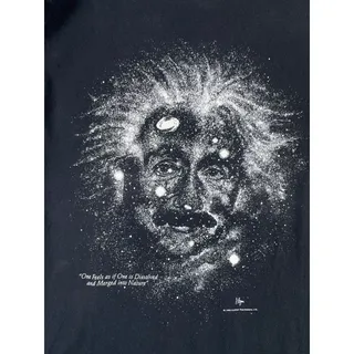 Photo of Vintage 1993 Albert Einstein Space Glow T Shirt M Griffith Observatory