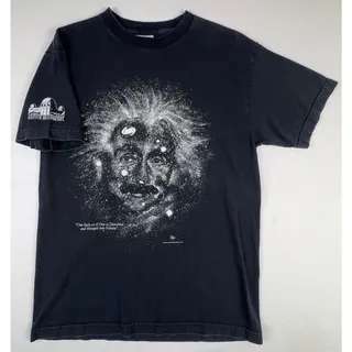 Photo of Vintage 1993 Albert Einstein Space Glow T Shirt M Griffith Observatory