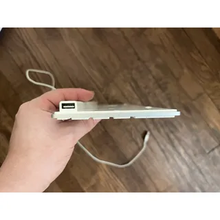 Photo of Apple Wired USB Keyboard White w/ Numeric Keypad, Enhanced Function Keys