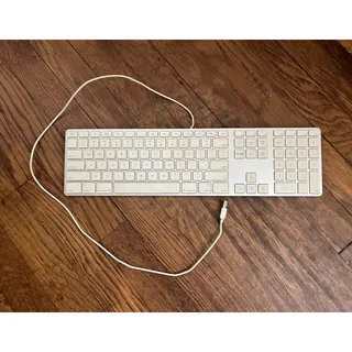 Photo of Apple Wired USB Keyboard White w/ Numeric Keypad, Enhanced Function Keys