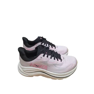 Photo of HOKA Clifton 10 Running Low Top Mesh Pink/Black Size: 7B