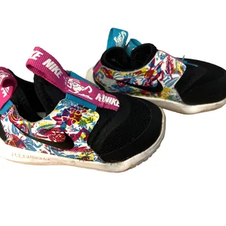 Photo of Nike Toddler Girls Flex Runner Fable Sneakers | Navy/Pink | Size 6C