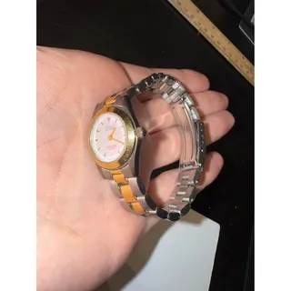 Photo of Guess Quartz Women's Watch, White Dial, Stainless Steel Band 50m Water Resistant