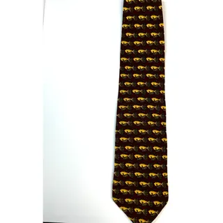 Photo of Jerry Garcia Grateful Dead 100% Hand Sewn Silk Tie Fishy Fishy