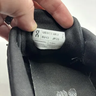 Photo of On Cloud 5 All Black Running Shoes Women's Size 11 Men's 9.5 59.98905 Sneakers