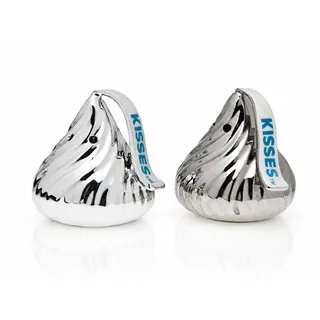 Photo of Hershey Kiss Salt and Pepper Shaker Set 2.5" I Ceramic Collectible Lightly Used
