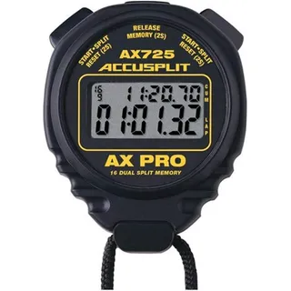 Photo of ACCUSPLIT AX725 Dual Line 16 Memory Pro Stopwatch (Black)