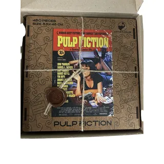 Photo of Active Puzzles Pulp Fiction Movie Poster Wooden Jigsaw Puzzle 450pc 33x48cm