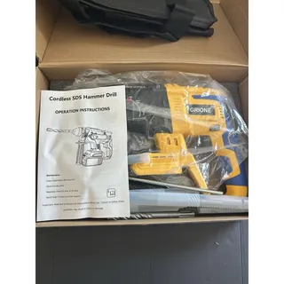 Photo of GRIONE SDS Rotary Hammer Drill Brushless Bare Tool for DEWALT 20V MAX Battery