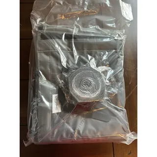 Photo of Gray Thermal Insulated Magnetic Door Curtain Windproof Draft Blocker 38x84 In