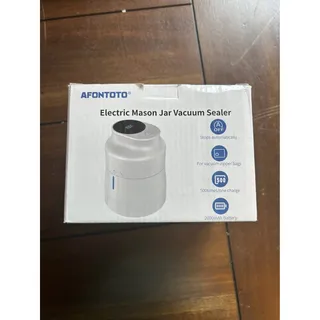 Photo of AFONTOTO Electric Mason Jar Vacuum Sealer H3 Food Preservation Kit Canning