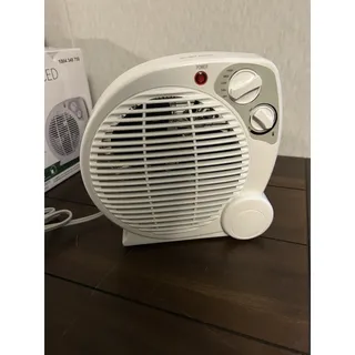 Photo of 1500W Fan Forced Portable Space Heater Small Room Adjustable Thermostat White