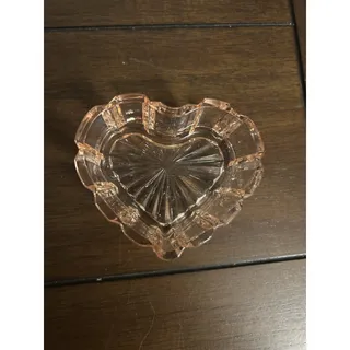 Photo of H&D Crystal Heart Shaped Trinket Dish Ring Holder Jewelry Storage Box Gift