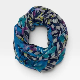 Photo of Target Colorful Floral Striped Infinity Scarf