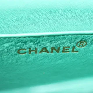 Photo of Chanel Suede Handbag Green