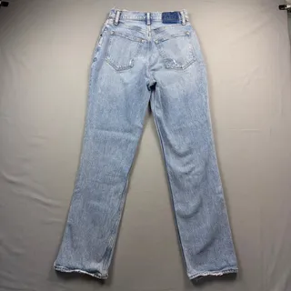 Photo of Abercrombie & Fitch Jeans 90's Straight Ultra High Rise Curvy 26 Short Light
