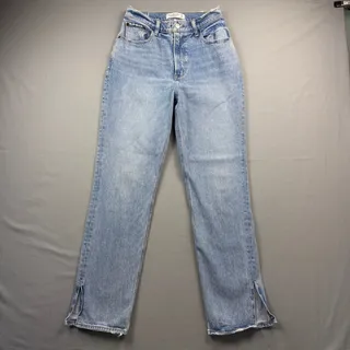 Photo of Abercrombie & Fitch Jeans 90's Straight Ultra High Rise Curvy 26 Short Light